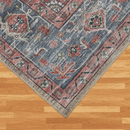 Evermore Rust Oriental Washable Area Rug by Sahara Designs - Seasonal Overstock