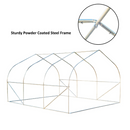 Greenhouses, 11.5 x 10ft Soft-Cover Greenhouse in Green - Seasonal Overstock