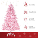 Christmas Trees, 6ft Pink Artificial Christmas Tree - Seasonal Overstock