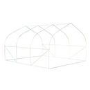 Greenhouses, 11.5 x 10ft Soft-Cover Greenhouse in Green - Seasonal Overstock