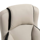 Office Chairs, Oren Beige Faux Leather Executive Chair - Seasonal Overstock