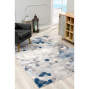 Area Rugs, Malachi Navy / Grey Modern Area Rug by Casper Studios - Seasonal Overstock