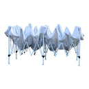 Canopy Tent, 10' x 20' Pop-Up Party Tent Gazebo with Removable Mesh Walls - White - Seasonal Overstock