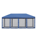 Canopy Tent, 20' x 8' Pop Up Canopy Tent with Mesh Side Walls - Seasonal Overstock