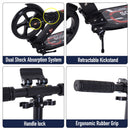 Riding Scooters, Folding Scooter for Teens and Adults in Black - Seasonal Overstock