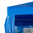 Canopy Tents, 10' x 20' Blue Canopy Party Tent - 4 Side Walls - Seasonal Overstock