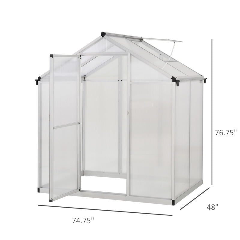 4' x 6.2' x 6.4' Walk-In Cold Storage Greenhouse - Seasonal Overstock