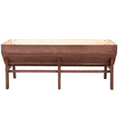 Planters, 72" x 32" Raised Wood Planter Box - Seasonal Overstock
