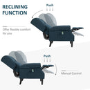 Recliner Chairs, Isaac Blue Vibration Massage Chair - Seasonal Overstock