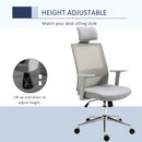 Office Chairs, Trevon High Back with Lumbar Support Mesh Task Chair Grey - Seasonal Overstock