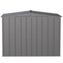 8' x 6' Arrow Classic Steel Storage Shed - Charcoal - Seasonal Overstock