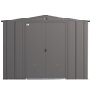 8' x 8' Arrow Classic Steel Storage Shed - Charcoal - Seasonal Overstock