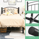 Huckley Twin Metal Platform Bed - Seasonal Overstock