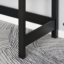 Nathan Laptop Desk with Display Shelves and Drawers - Black - Seasonal Overstock