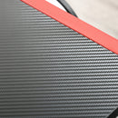 Rumo L-Shaped Black & Red Gaming Computer Desk - Seasonal Overstock