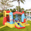 Bouncy Castles, Space Rocket Bouncy Castle With Slides & Pool 11.14' x 9.18' x 6.06' - Seasonal Overstock