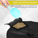 19" Round Portable Umbrella Base Weight Fills to 88 lbs - Seasonal Overstock