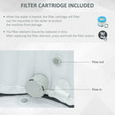 Hot Tubs, 4-6 Person Inflatable Portable Hot Tub Spa 245 Gallons - Grey - Seasonal Overstock