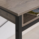 Desks, Grey Study Desk with Drawer - Seasonal Overstock