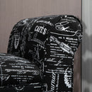 Benches, Kali 51" Black Upholstered Script Bench - Seasonal Overstock