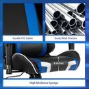 Office Chairs, Lucas High-Back Gaming Chair with Massage - Blue - Seasonal Overstock