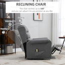 Tucker Dark Grey Powered Lift Chair Recliner - Seasonal Overstock