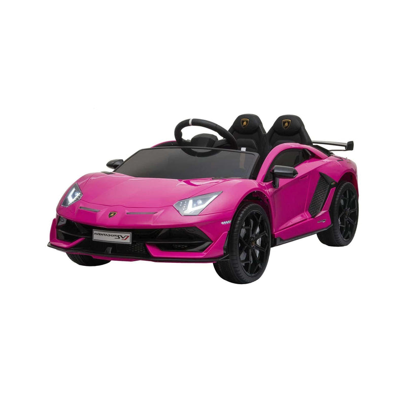 Licensed Lamborghini Aventador 12V Battery Operated Kids Ride on Car With Parental Remote. 1 Seater by Freddo - Seasonal Overstock