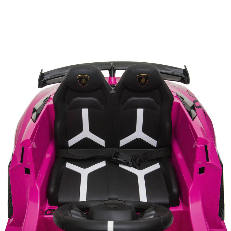 Licensed Lamborghini Aventador 12V Battery Operated Kids Ride on Car With Parental Remote. 1 Seater by Freddo - Seasonal Overstock