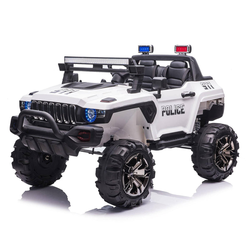 12V Freddo Toys Police Truck 2 Seater Ride on - Seasonal Overstock