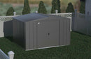 Storage Sheds, 10' x 8' Arrow Classic Steel Storage Shed - Charcoal - Seasonal Overstock