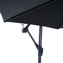 Patio Umbrellas, 10' Deluxe Cantilever Patio Umbrella - Black - Seasonal Overstock
