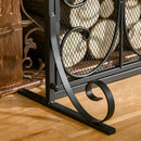 Fireplace Screens, Arched 2-Door Spark Guard Fireplace Screen 35" Wide - Seasonal Overstock