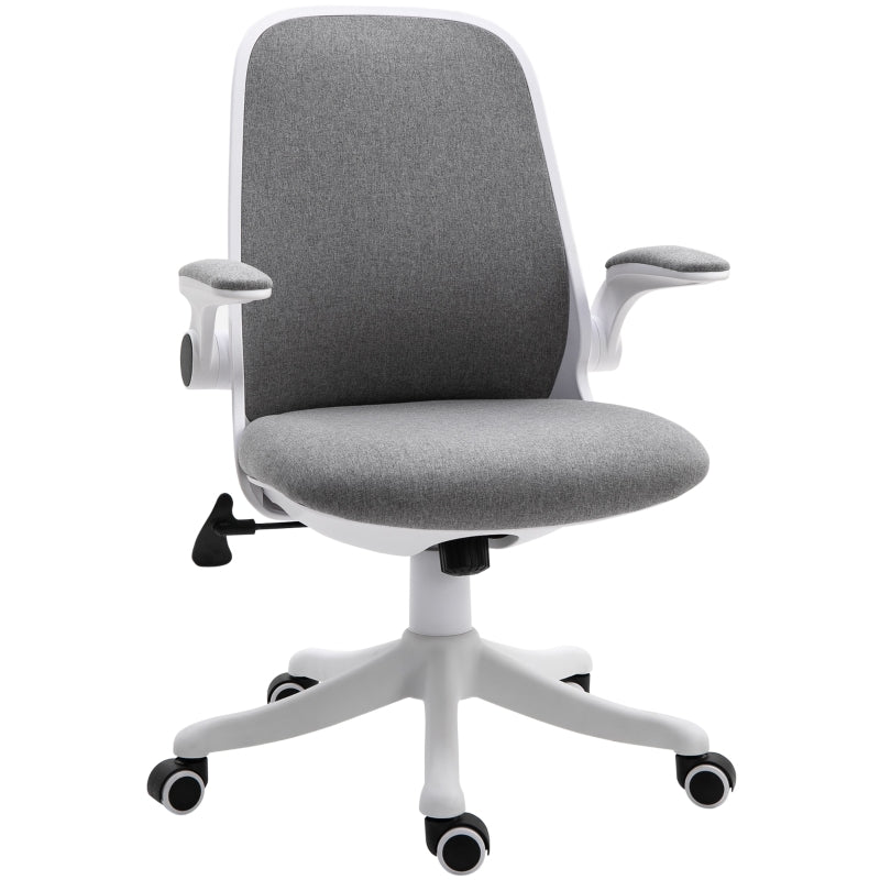 Aurora Modern Grey Swivel Office Chair - Seasonal Overstock
