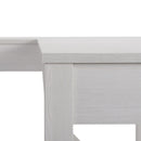 Desks, Cheyenne White Wood Grain L-Shaped Corner Computer Desk - Seasonal Overstock