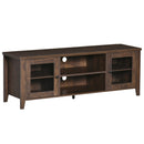 TV Stand, Dallas TV Stand Entertainment Unit for TVs up to 60" - Coffee Brown - Seasonal Overstock