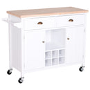 Kitchen Carts, Emma Kitchen Cart / Island on Castors - Seasonal Overstock
