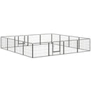 Heavy Duty 16-Panel Pet Playpen for Dogs - 23.5" Fencing Height - Seasonal Overstock