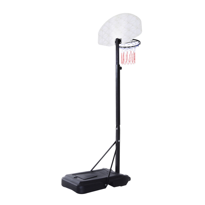 Kids Adjustable Height Basketball Net 4.9 - 6.9ft Hoop Height - Seasonal Overstock