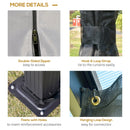 Trejan 10' x 10' Polycarbonate Hard Top Black Patio Gazebo - Seasonal Overstock