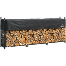 Ultra Duty Firewood Rack with Cover - 12ft - Seasonal Overstock