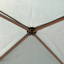 Gazebos, Zella 11' x 11' Grey Pop-Up Gazebo with Mesh Walls and Carry Bag - Seasonal Overstock