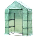 4.6 x 2.5 x 6.5ft Greenhouse With 8 Shelves - Seasonal Overstock