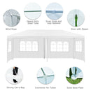 Canopy Tents, 10' x 20' Party Tent With 6 Enclosure Wall Panels - Seasonal Overstock