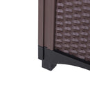 Planters, 31.5" x 15.75" Raised 2-Box Planter Flower Bed - Brown - Seasonal Overstock