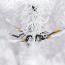 Christmas Trees, 7ft White Artificial Christmas Tree & Stand - Seasonal Overstock