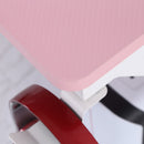 Dani E-Sport Pink and White Gaming Desk with Cup Holder & Headphone Hooks - Seasonal Overstock