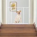 Pet Barriers, Pressure Fit Pet Barrier Adjustable Dog Gate for Doorways 29.9"-42.1" - White - Seasonal Overstock