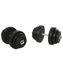 Set of 2 Adjustable Dumbbells Set 88 lbs (40 kgs) Total Weight - Seasonal Overstock