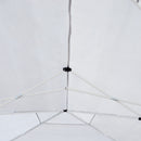 Canopy Tent, 10' x 20' Pop-Up Party Tent Gazebo with Removable Mesh Walls - White - Seasonal Overstock