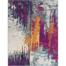 Area Rugs, Asani Multi-Colour Abstract Area Rug by Mercury Splash - Seasonal Overstock